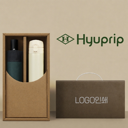 협립3단55 암막 모던 완전자동 우양산 +락앤락슬림핏 원터치텀블러-세트