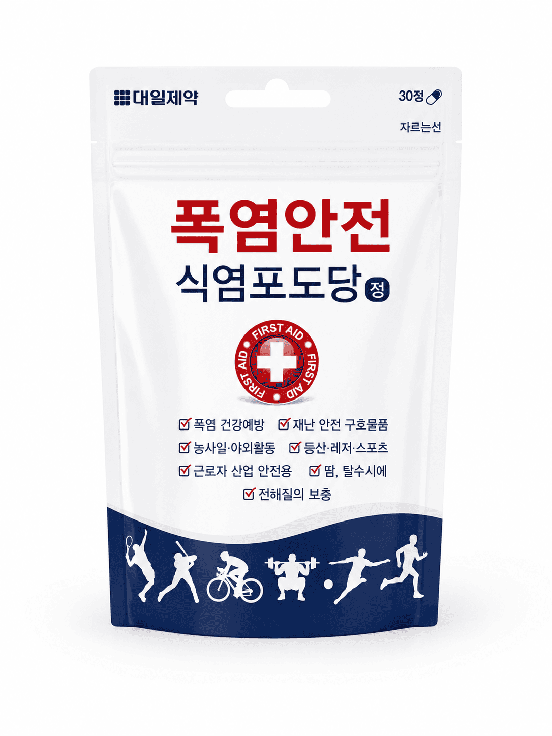대일제약 폭염안전 식염포도당 30정 폭염 탈수예방