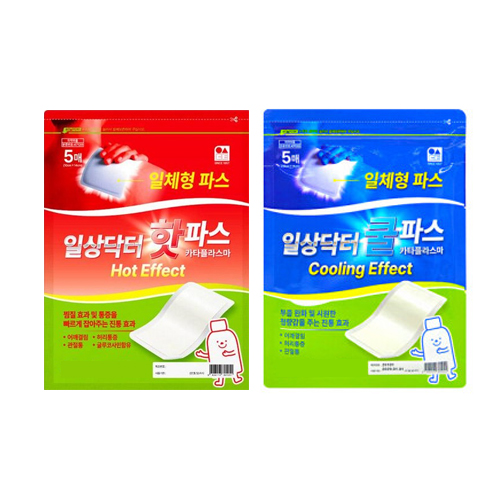일상닥터 일체형파스 쿨파스 핫파스