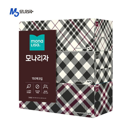 모나리자 각티슈 150매3입