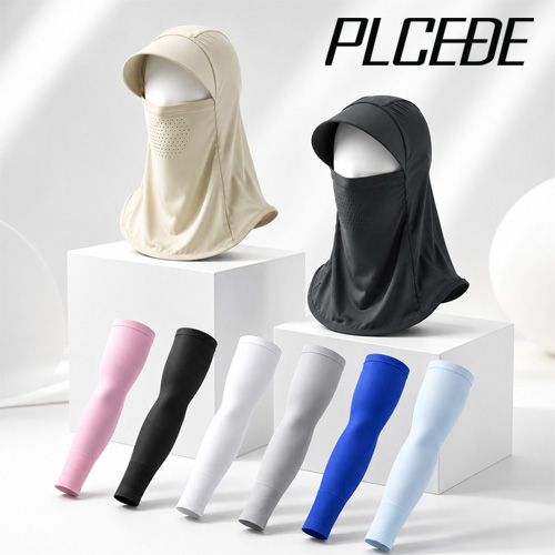 플씨드 플로우핏 바이저 쿨바라클라바 + 일반 밴딩 쿨토시 2종 세트