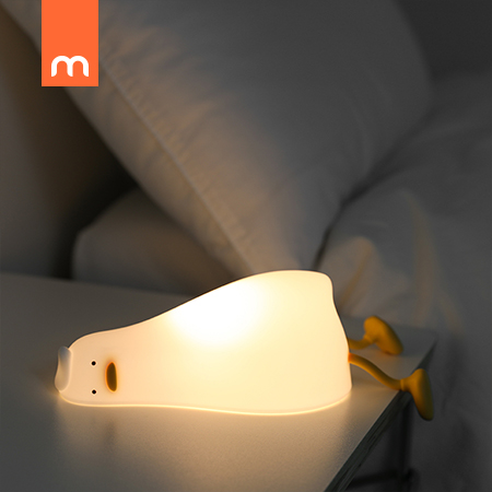 무아스 철푸덕 LED 충전식 실리콘 무드등