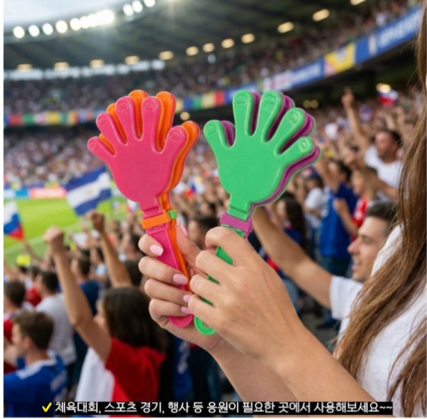 손바닥 응원 막대 도구 짝짝이  축구 등