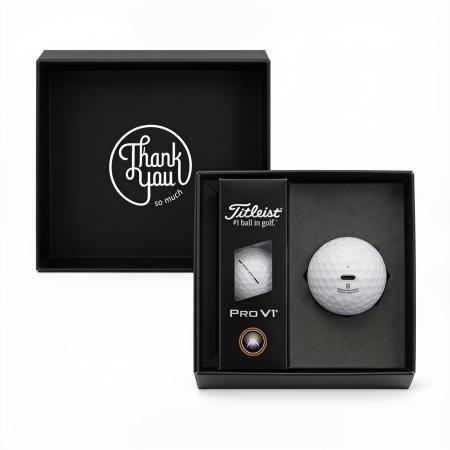 타이틀리스트 PRO V1 골프공 3구+골프공 보조배터리 3000mAh 선물세트