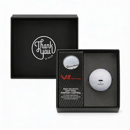 테일러메이드 V3 골프공 3구+골프공 보조배터리 3000mAh 선물세트