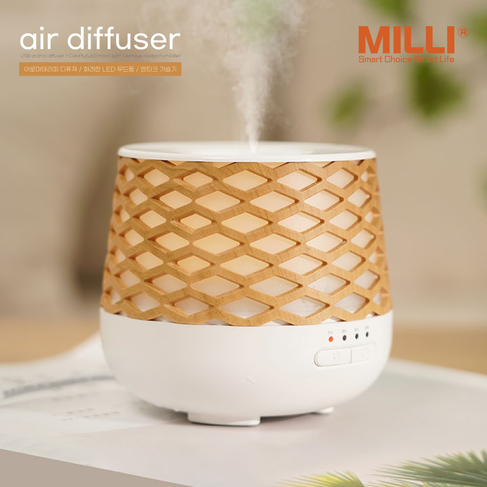 milli USB 아로마디퓨져 가습기 130ml