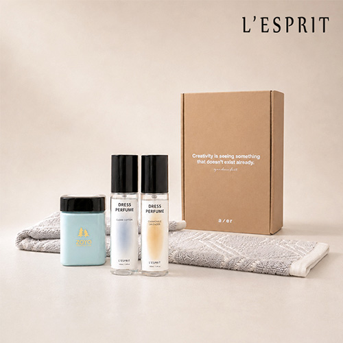 레스쁘리 고급 탈취세트 C (몽블랑 타올 200g+드레스퍼퓸 100mlx2ea+조요탈취제 300g)