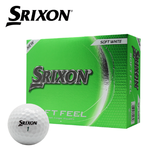 SRIXON 소프트필 14 (2피스) 화이트 골프공 12구 더즌