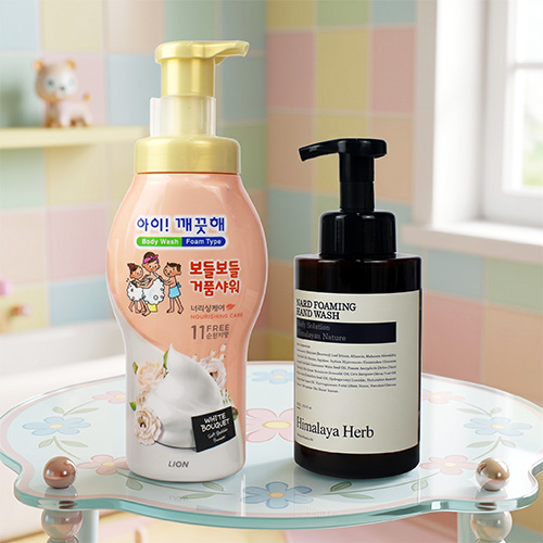 아이깨끗해 버블 바디워시 700ml + 나드 핸드워시 500ml