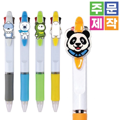 아크릴 캐릭터 2색볼펜