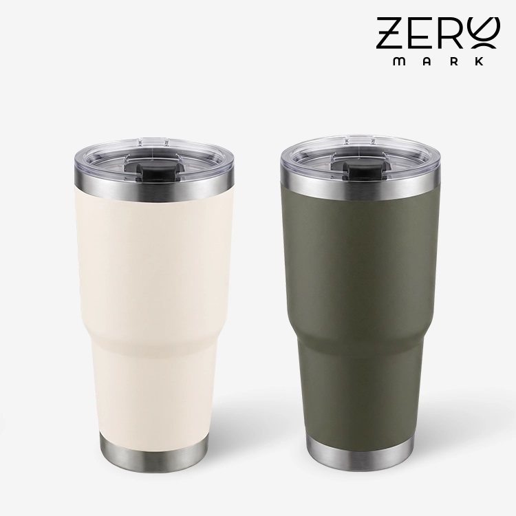제로마크 마이티진공텀블러480ml (아이보리/카키)