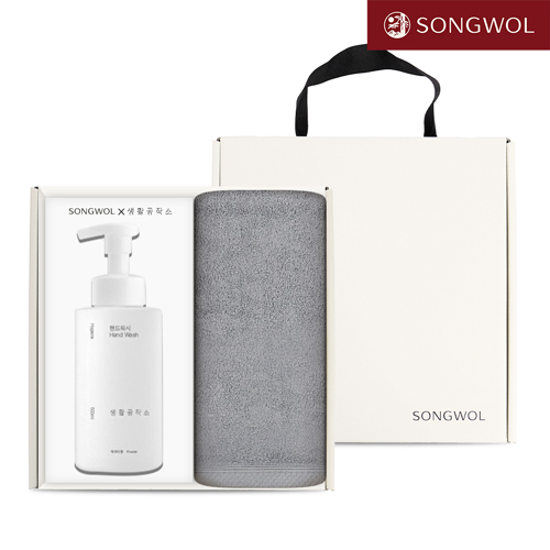 송월 핸드워시 기프트세트 22 (40수 실프160g 1P + 생활공작소5000ml 1P)