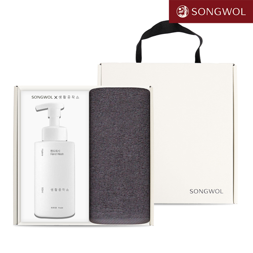 송월 핸드워시 기프트세트 28 (항균무지150g 1P + 생활공작소500ml 1P)