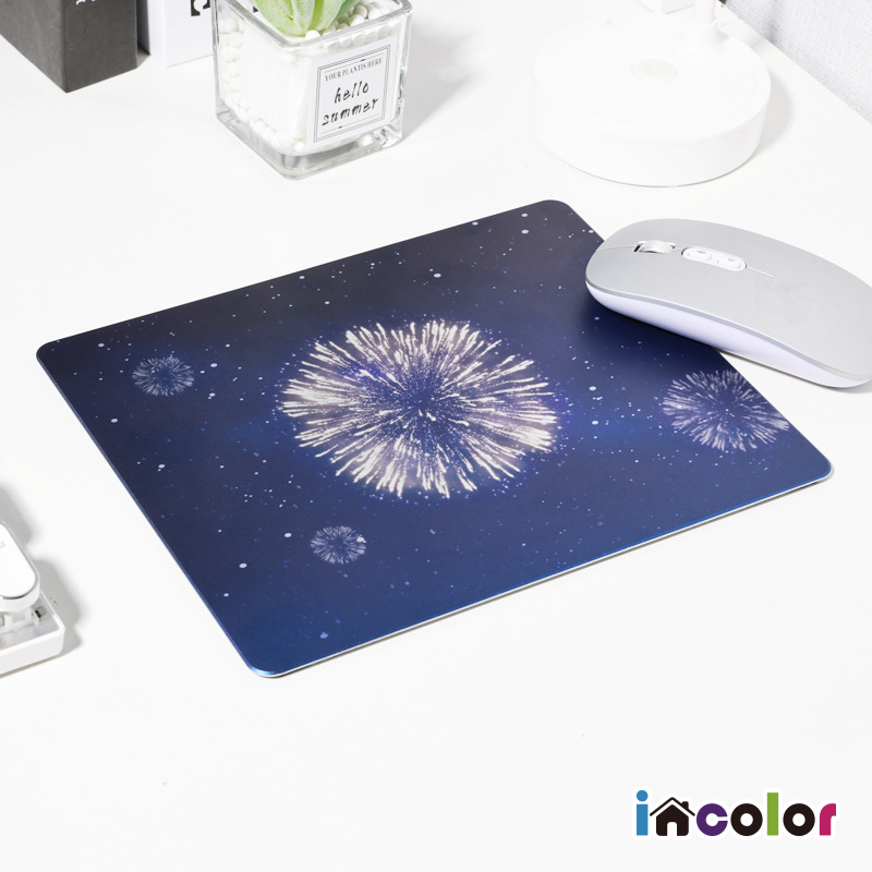 incolor 사각형 마우스패드 풀컬러인쇄 [주문제작형]