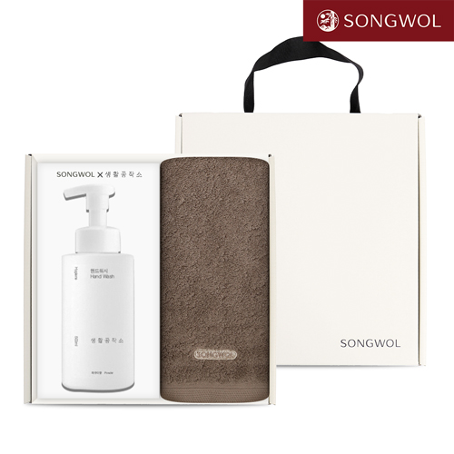 송월 핸드워시 기프트세트 31 (포인트200g 1P + 생활공작소500ml 1P)