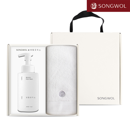 송월 핸드워시 기프트세트 12 (호텔컬렉션 클래식150g 1P + 생활공작소250ml 1P)