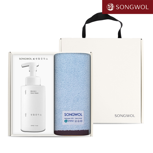 송월 핸드워시 기프트세트 36 (뉴 바이브 뱀부40 220g 1P + 생활공작소500ml