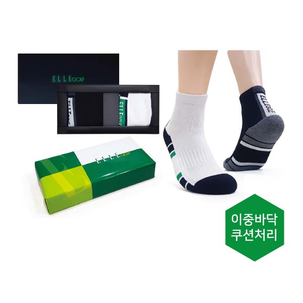 엘르골프 스포츠 신사2종 양말세트