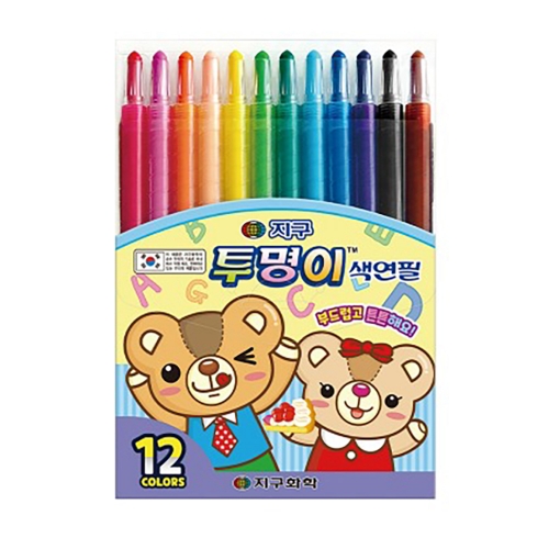 지구화학 샤프식색연필 투명이 12색 [J1]