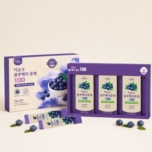 더 순수 블루베리 퓨레100
