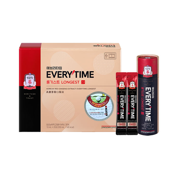 명절선물세트 정관장 홍삼정 에브리타임 롱기스트 10ml 20포 / 쇼핑백 동봉 / 박스단위 무료배송