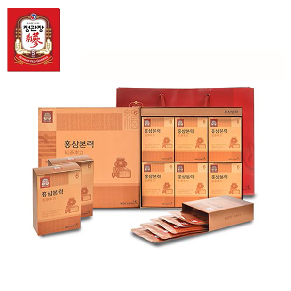 명절선물세트 홍삼본력 40ml 30포/ 쇼핑백 포함