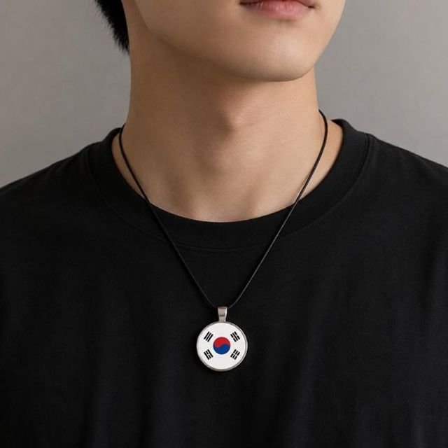 태극 목걸이 축제 응원 소품 월드컵 액세서리