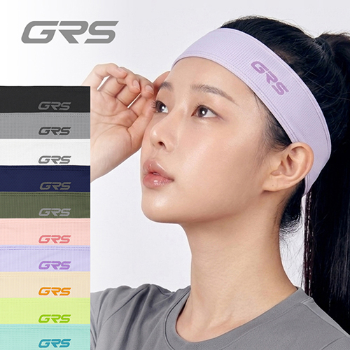 GRS 아이스 메쉬 헤드밴드 스포츠 헤어밴드