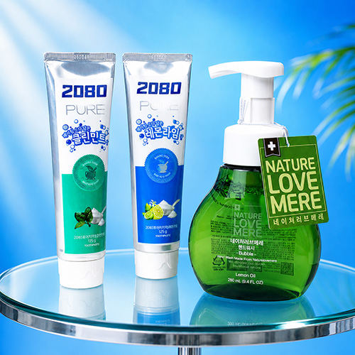 네이처러브메레 핸드워시 250ml + 2080 퓨어치약 2개 + 끈케이스