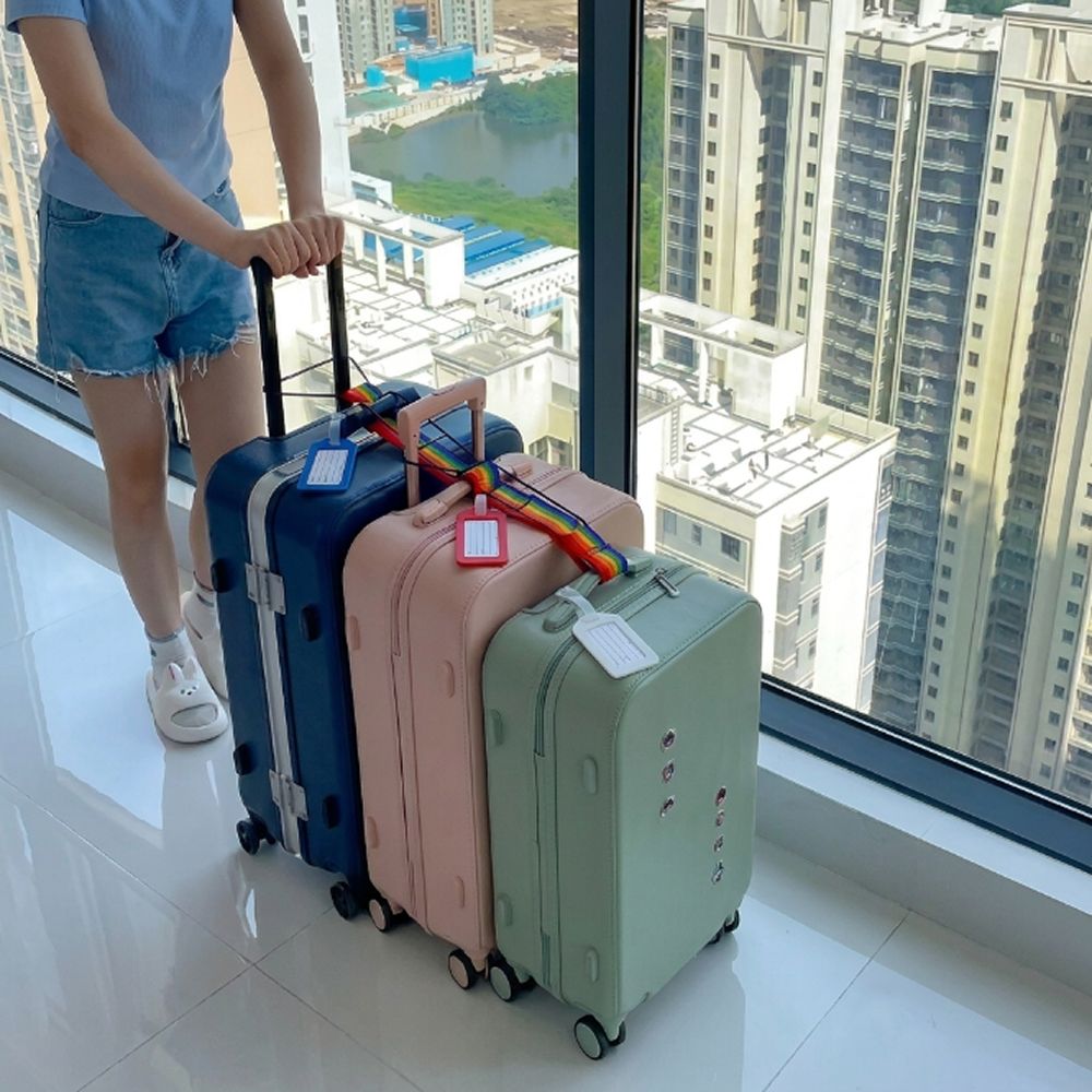 편한생활연구소 공항친구 캐리어 연결 스트랩 네임텍 세트