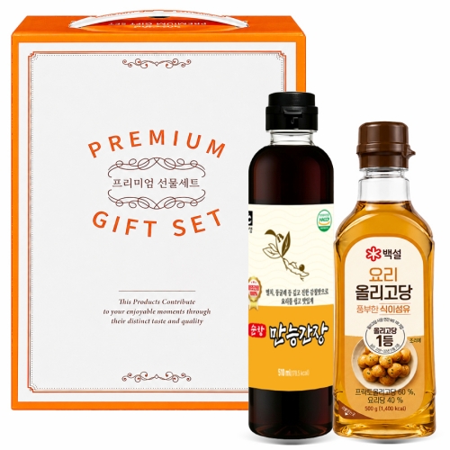 만능간장510ml+올리고당500g 간장세트