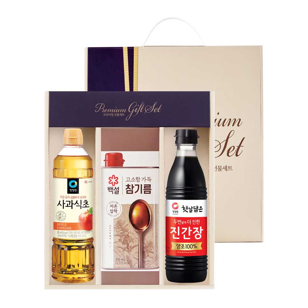 백설참기름 식초 간장(3종)