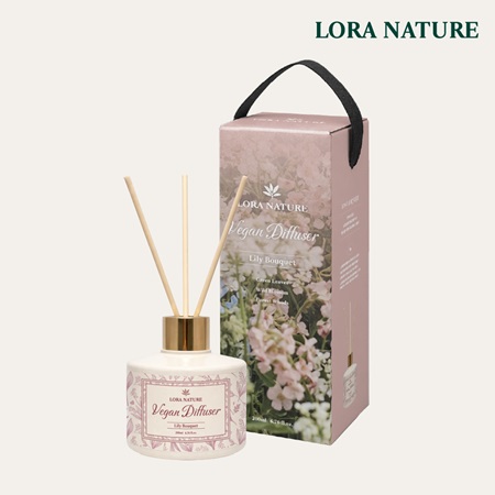 로라 비건 디퓨저 방향제 꽃향기 200ml 1P