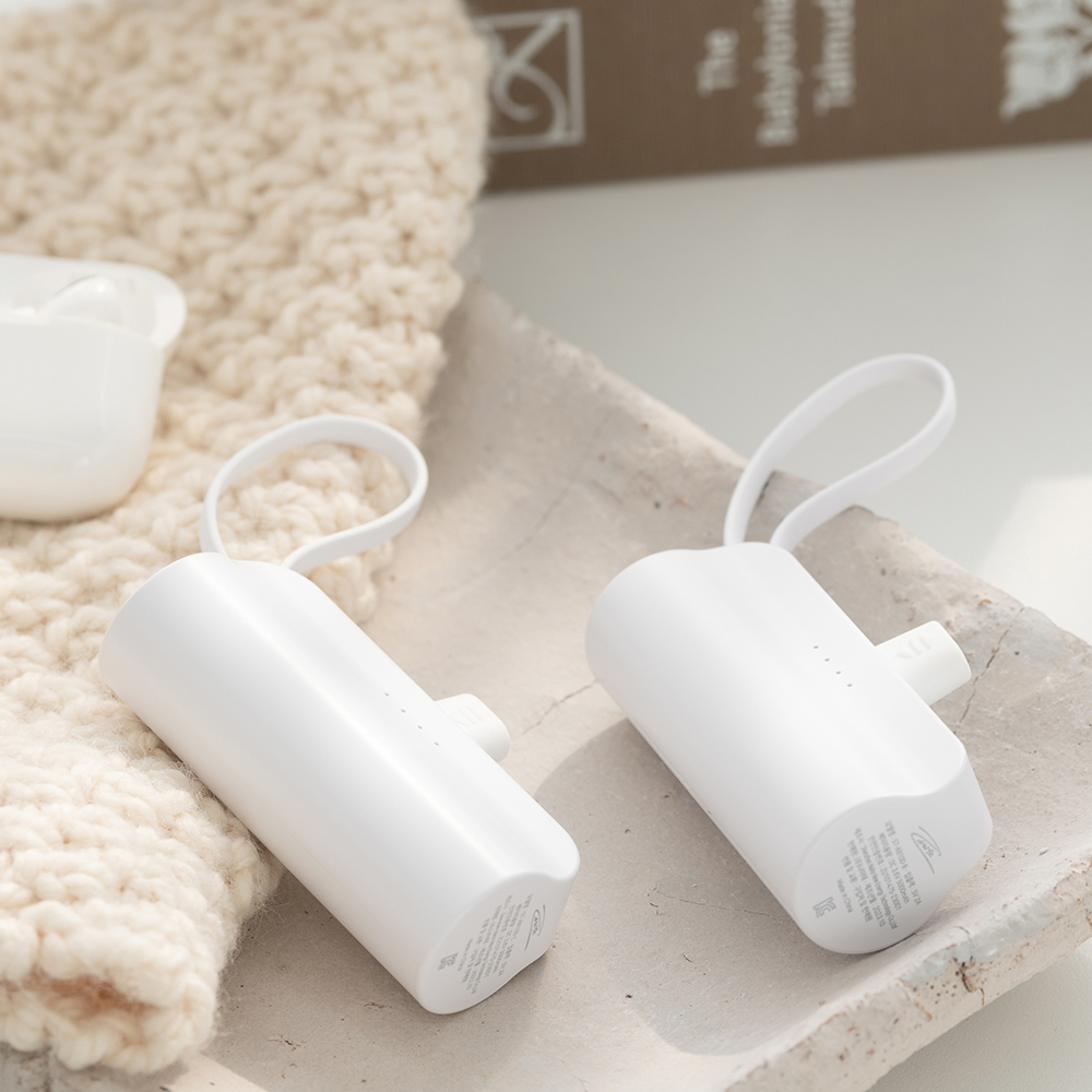 [나이테] 휴대용 도킹형 보조배터리 5000mAh C+8 (AB100-C)