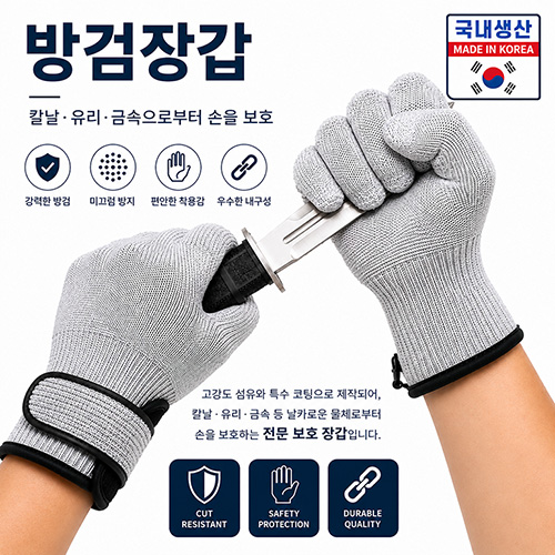 베임방지 방검장갑 // 국내산