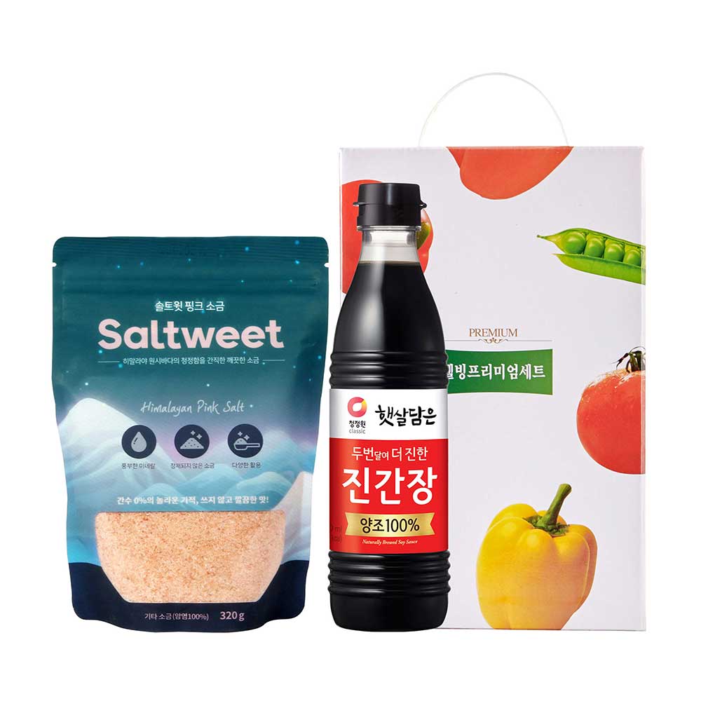 청정원간장 핑크소금(2종)