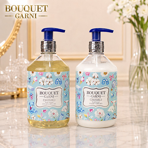 부케가르니 바디워시 520ml + 바디로션 520ml + 끈케이스