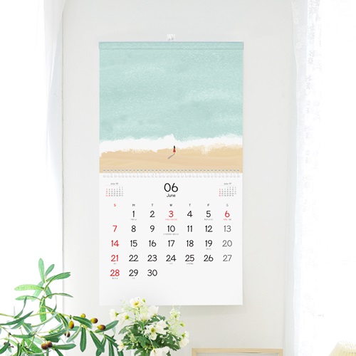 벽걸이달력 시선 너머의 풍경  350*320(인쇄가능)