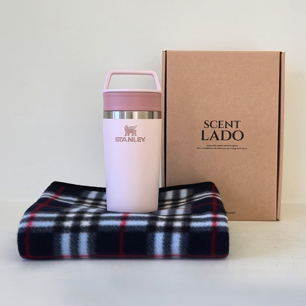 센트라도 네이처담요+스탠리 카페투고 트래블머그 354ml 세트