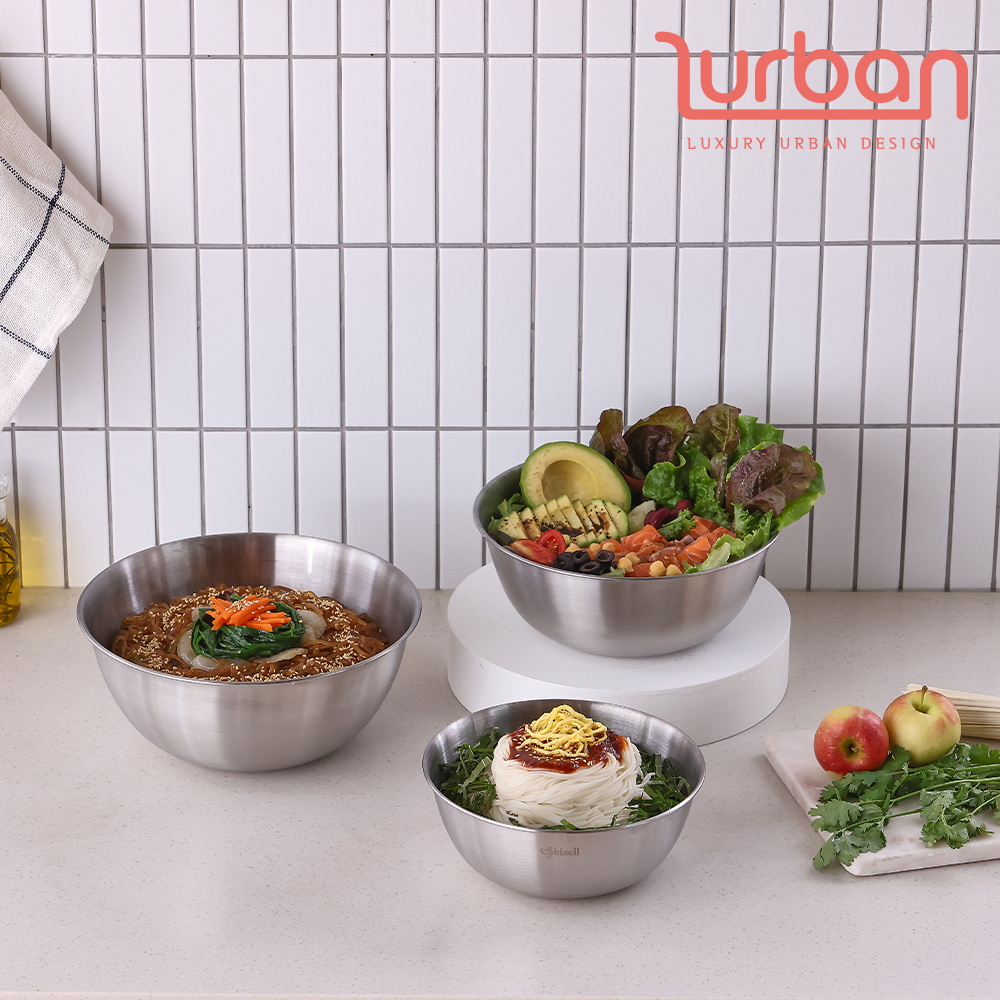 [온라인판매금지] Lurban 샐러드볼3종세트(19/22/24cm)