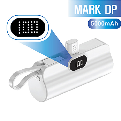 마크DP LED 도킹형 보조배터리 (도킹8핀+케이블C타입)