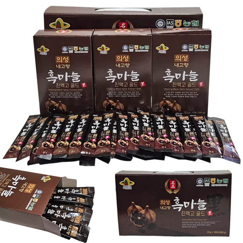 [흑마늘진액고 골드] 스틱형 / 30포 / 고급케이스