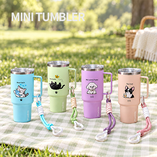 캐릭터 한입 키링 미니 텀블러 150ml
