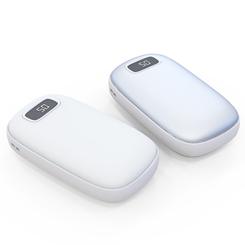 휴대용 양면 손난로 보조배터리 5000mAh VHW-C01-WHT