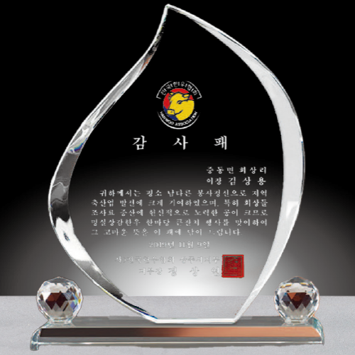 크리스탈기념패-31
