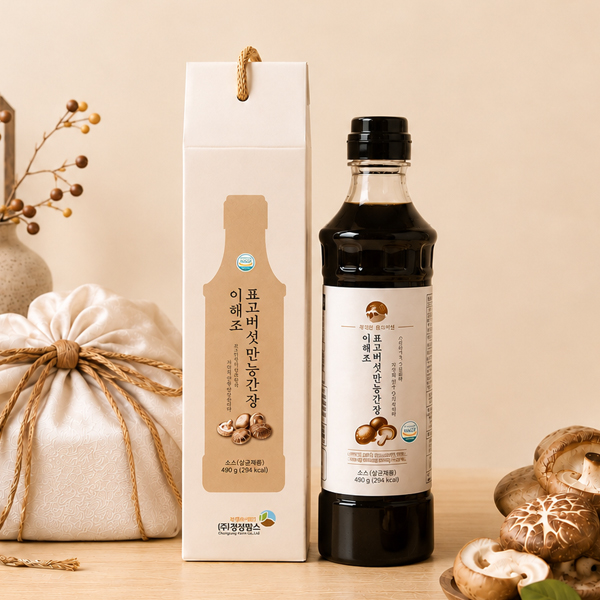 이해조 표고버섯 만능간장 선물세트 (490g*1)