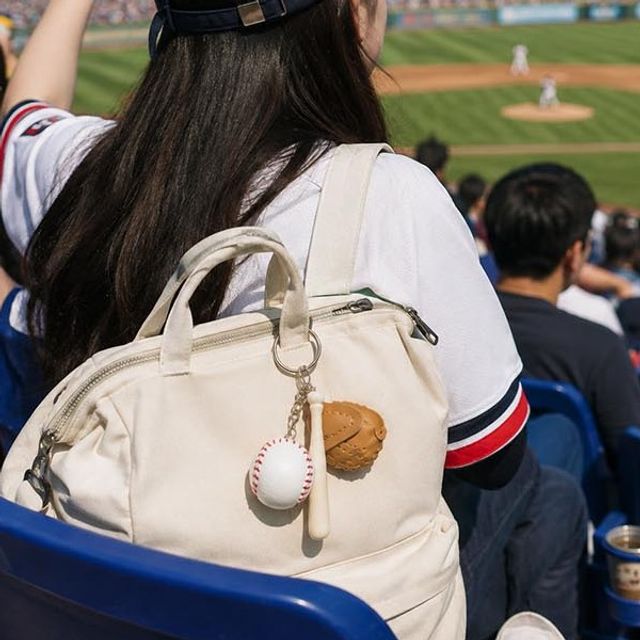 베이스볼 키링 섬세한 디자인 패션 야구 열쇠고리