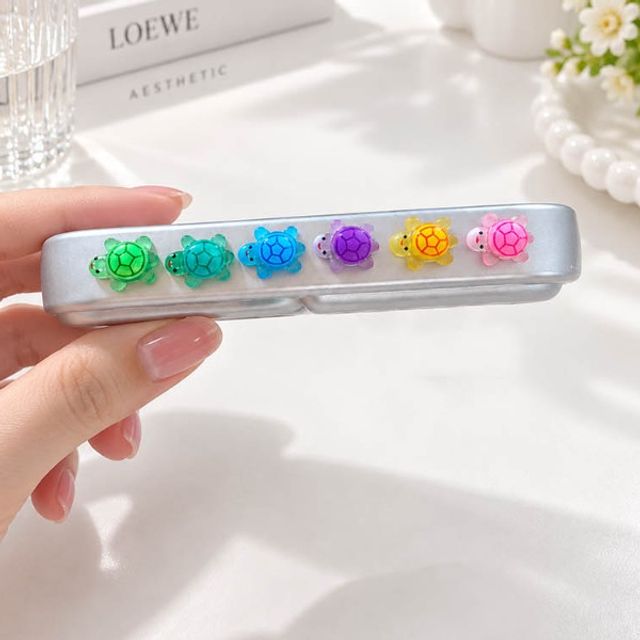 컬러 터틀 파츠 네일 데코 알록달록 장식 DIY 공예품
