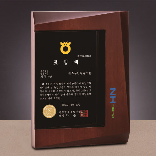 명품 원목 상패3