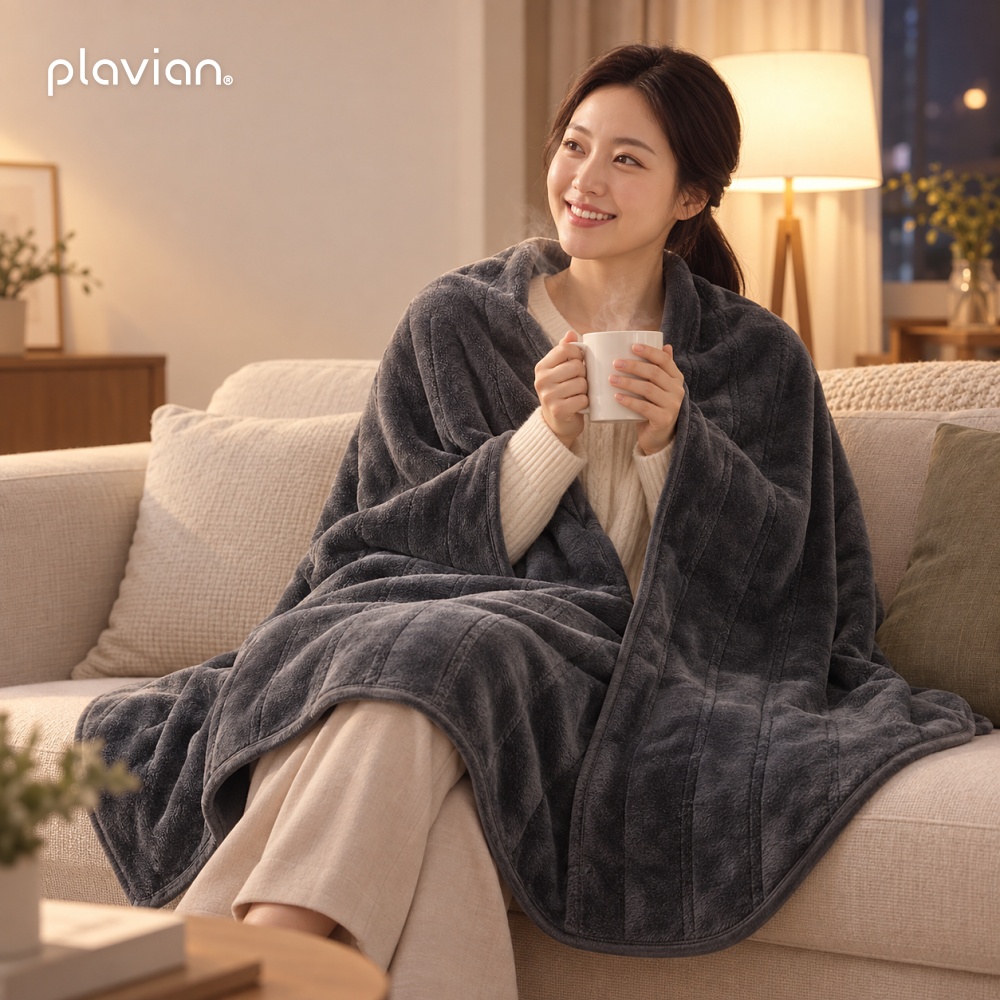[플래비안] 카본 워셔블 디지털 전기 온열담요